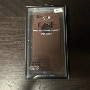 New Fast Focus Iphone 6 6S Brown Phone Case Sleek Design Protection